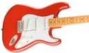 Squier by Fender Classic Vibe '50s Stratocaster Electric Guitar, Maple Fingerboard, Fiesta Red, a Tribute to the Iconic 1950s Strat - 3