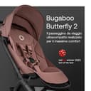 Bugaboo Butterfly 2 Passeggino Leggero da Viaggio Dimensioni Cabina, Portatile, Piegabile con Una Mano, con Seduta Reclinabile, Cestino Portaoggetti e Tracolla - da 6 Mesi a 4 Anni - Dusty Pink - 2