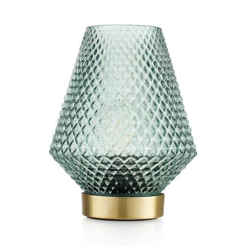 Emò Italia Lampada da Tavolo in Vetro Made in Italy Marrakesh Moderna 13.1x16.6cm 3 Varianti (1pz) Verde