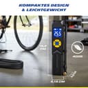 MICHELIN Akku Mini Kompressor 10 Bar – Tragbar & Digital | Perfekt für Auto, Fahrrad, E-Bike, Motorrad, Wohnwagen & Anhänger | 150 PSI, 7,4 V /2500 mAH | LCD-Display, LED-Licht - 4