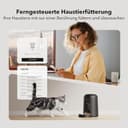 PETLIBRO Futterautomat Katze, Katzenfutter Automat Kabellos 2,4G WiFi Intelligenter Futterspender Katze, Wiederaufladbarer Akku mit 30 Tagen Batterielebensdauer, mit Edelstahlnapf, APP-Steuerung - 4