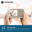 Motorola Nursery VM483 - Video Baby Monitors - Video Baby Monitor - 2.8 Inch Parental Unit - Infrared - Digital Zoom - Talk-Back Function, White (VM 483) - 6