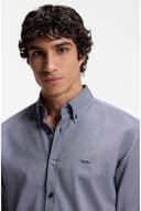 BOSS Mens Rickert M Button-Down Regular-fit Shirt in Oxford Cotton - 3