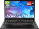 Lenovo Thinkpad X1 Carbon Gen 6 Laptop Professional, 14" FHD (1920 x 1080), Intel Core i5-8250U 1,6 GHz, RAM 8 GB, SSD 256 GB, tastiera QWERTY, Windows 11 Pro (rinnovato) - 1