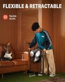 Donner Batteria Elettrica, Batteria Elettronica per Principianti con 180 Suoni, Batteria a Rete Silenziosa con Pedali per Impieghi Pesanti-DED-80 - 4