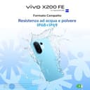 vivo X200FE 5G,Cameraphone ZEISS Teleobiettivo 50MP,Smartphone ZEISS 6.31" Master Color Display,12+12GB RAM,512GB ROM,Dimensity 9300 plus,IP68+IP69,6500mAh,90W FlashCharge,NFC, Black Luxe - 6