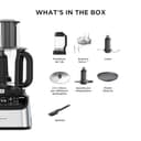 Kenwood MultiPro OneTouch FDM73.480SS, Robot da Cucina Multifunzione con 8 Accessori in Dotazione, Velocità Variabile, Bilancia Integrata, Lavabile in Lavastoviglie, 1000W, Argento - 6