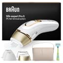 Braun Silk·expert Pro 5 Epilatore Luce Pulsata, Depilatore Corpo Donna, Alternativa al Laser Peli, Con Rasoio Donna Venus e 4 Testine, Luce Pulsata Braun, Idea Regalo, Bianco/Oro PL5342 - 1
