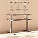 FLEXISPOT Height-Adjustable Desk Frame, Electric Table Legs with 2 Motors & LED Height Display & 4 Memory Functions, Height-Adjustable Table Frame E1 Pro, Grey - 5