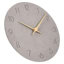 Warminn MDF Holz Wanduhr Ohne TickgeräUsche Lautlos Modern 30cm Quarz Groß Batterie Betriebene Wanduhr Einfach zu Lesen für Zimmer Zuhause KüChe Schlafzimmer BüRo Schule (Grau) - 2