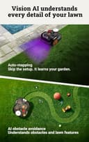 WORX Landroid Vision Cloud WR306E 2WD Robotic Lawnmower without Boundary Cable for 600 m² with Cut to Zero Module (AI Obstacle Detection, VSLAM+ RTK Cloud Navigation, Auto Mapping, App Control) - 3