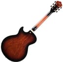 Ibanez Artcore Expressionist AG95QA-DBS Dark Brown Sunburst - Halbakustik Gitarre - 4