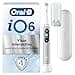 Oral-B iO 6N Cepillo de Dientes Eléctrico con Mango Recargable, 2 Cabezales y Estuche de Viaje, 5 Modos De Cepillado Con Blanqueamiento Dental, Sensor De Presión, Diseñado por Braun - Gris - 1