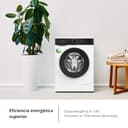 Corberó - Lavadora Carga Frontal | CLT90514VIN | 9 Kg | 1400 RPM | Inverter | 16 Programas | Vapor | Antialérgica | Inicio Diferido | Blanco - 4