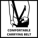 Einhell Aspirador eléctrico de hojas GC-EL 3024 E (aspiración/soplado, tubo de aspiración Ø 75 mm, capacidad 650 m³/h, función de trituración, relación 10:1, soplado 240 km/h, bolsa colectora de 40 l) - 13