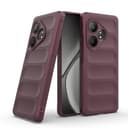 ESTH® Custodia Silicone Liquido per Realme GT 6T 5G/Realme GT Neo6/GT Neo6 SE con Protezione Anti-Germi e Fodera in Microfibra, Cover in Silicone a Antiurto 360°, Viola scuro - 4