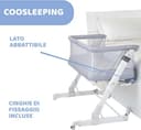 Chicco Next2Me Pop Up, Culla Fianco Letto Neonato, Culla Co-Sleeping, Chiusura Compatta, Trasportabile Ovunque, Spondina Apribile, Altezza Regolabile, Materasso e Borsa da Viaggio Inclusi, Grey Mist - 4