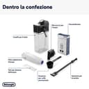 De'Longhi Perfetto Dinamica ECAM350.55.B, Macchina da Caffè Automatica, Chicchi macinati al momento, Caraffa Montalatte Automatica per Cappuccino, 4 Bevande One Touch, Spegnimento Programmabile, Nero - 9