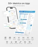 RENPHO Körperfettwaage mit Handsensoren, Personenwaage mit körperfett, Smart Waage mit App für Körperfett, Muskelmasse, BMI, Präzisionswaage bis 180kg/400 lbst - 3