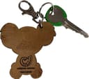 Portachiavi Artigianale Koala in Vero Cuoio – Inciso a Laser e Tamponato a Mano – Made in Italy – Idea Regalo per Amanti degli Animali - 2