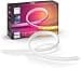 Philips Hue Play Gradient Lightstrip 55", Striscia Led Smart illuminazione sorround sincronizzata con colori TV & White and Color Ambiance Gradient Lightstrip, Striscia Led Smart, 2 M, Bluetooh - 5
