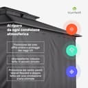 Blumfeldt Gazebo 3x4m, Gazebo Esterno Resistente con Zanzariera, Tetto in Acciaio Zincato, Struttura in Alluminio, Protezione UV, Facile Montaggio, Gazebo da Giardino - 5