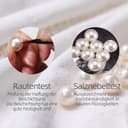 FEIKFEIZ Perlenarmband mit Moissanit, 2CT laborgezüchtete Moissanit-Diamanten, rhodiniertes Gold, verstellbares Armband aus Süßwasserperlen, silbernes Armband, Geschenk für Damen. - 4