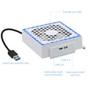 Mcbazel Ventilador para Xbox Series S, pantalla LED RGB, bajo ruido, 2 puertos USB adicionales, 3 niveles de velocidad ajustable, ventilador externo solo para consola Xbox Series S - 9