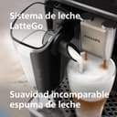 Philips Cafetera Espresso Totalmente Automática Serie 5500-20 Cafés Calientes y con Hielo, Sistema de Leche LatteGo de Limpieza Rápida, 40% más Silenciosa con SilentBrew, QuickStart, Gris (EP5544/50) - 6