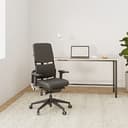 Steelcase Please Air Ergonomischer Bürodrehstuhl mit höhenverstellbarer Lumbalstütze Onyx/Schwarz - 2