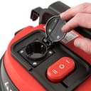 Bellota ASL2500SE - Aspirador con cable para aspirar restos líquidos y sólidos sincronizado, 25L, 2KW, Manguera (32mm Ø) de 2 metros, Tubo extensible metálico (440mm), enchufe sincronizado, con ruedas - 6