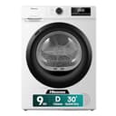 Hisense DHQE900UWDC Asciugatrice A Pompa Di Calore, 9 Kg, D, Bianco, Big Display, 15 programmi, Refresh - 1