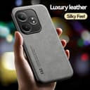 Lucyliy Compatible with Realme GT Neo6 Phone Case Skin-friendly feel, built-in magnetism, anti-drop protection Dark grey - 3