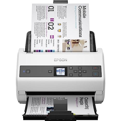 Epson WorkForce DS-970 - Escáner (600 x 600 DPI, 85 ppm, 30 bit, 24 bit, 85 ppm, Escáner alimentado con hojas)