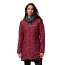 Columbia Damen Heavenly Long Hooded Jacket Hooded Puffer Jacket Rich Wine M - 1