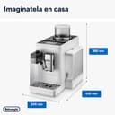 De’Longhi Rivelia – Cafetera Superautomática, LatteCrema Jarra de leche automática, 16 Bebidas One-Touch, Pantalla Táctil, Depósitos de Granos de Café Intercambiables, Blanco (EXAM440.55.W) - 3
