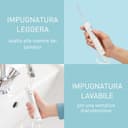 Panasonic EW1614AW503 PACK Irrigatore Orale per la Famiglia, Idropulsore per Denti, Getto Ultrasonico, Modalità Bambino, 10 Impostazioni di Pressione, IPX7, Ortodontico, 5 ugelli, Bianco - 9