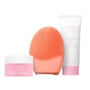 Set FOREO LUNA 4 Spazzola detergente viso per pelle equilibrata + Mousse detergente viso LUNA Micro-Foam Cleanser 2.0 100 ml + Burro struccante viso e occhi LUNA 75 ml - Massaggio facciale rassodante - 1