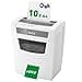 Leitz IQ Home Office Document Shredder 80090000, Cross Cut, Security Level P4, 10 Sheet Capacity, 23 L Waste Bin, White - 1