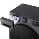 LG F2X7SLIM9B Waschmaschine, Frontlader, 9 kg, Dampffunktion, AI Wash, Inverter Direct Drive, Restzeitanzeige, Schwarz - 6