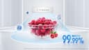 TCL 605L Side by Side No Frost American Fridge Freezer,Built-in Water Dispenser, Metal cooling Odour Free Non-plumbed 2.3L freshwater reserve, 68Dx91.3Wx185H centimetres Energy Class D - 6