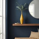 ARCEA Vaso Axis Slim - Vaso in Ceramica Artigianale Giallo Senape - Scultura d'Arredo Moderna per Interni Made in Italy, 57cm - 5