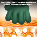 Massaggiatore per collo 4D senza fili, collo e cervicale, massaggiatore per mani 4D, 3 livelli di massaggio e 2 livelli di temperatura, massaggiatore per collo con calore, regali per famiglia e amici - 5