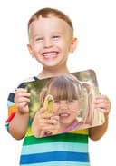 CreaDesign, Frühstücksbrettchen mit Foto selbst gestalten , Schneidebrett aus Kunststoff mit eigenem Motiv personalisieren, Antirutsch-Noppen, 20 x 25 cm - 7