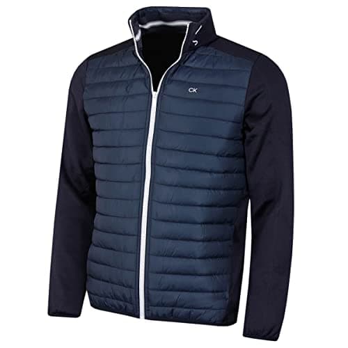 Calvin Klein Hombre CK Hybrid Chaqueta de Golf - Azul Marino/Marina - L