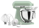 KitchenAid 4.3L Tilt-Head Stand Mixer 5KSM95PSBDC, Stainless Steel Bowl, Pouring Shield, Whisk, Beater and Dough Hook, Full Metal Construction, 10 Speeds, Professional Food Mixer, - 1