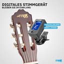 MAX SoloArt - 4/4 Akustik Gitarre für Anfänger Einsteiger Erwachsene - Akustikgitarre inkl. Tasche, Stimmgerät, Plektrum, Gurt und Zubehör - Acoustic Guitar, Konzertgitarre in Sunburst - 5