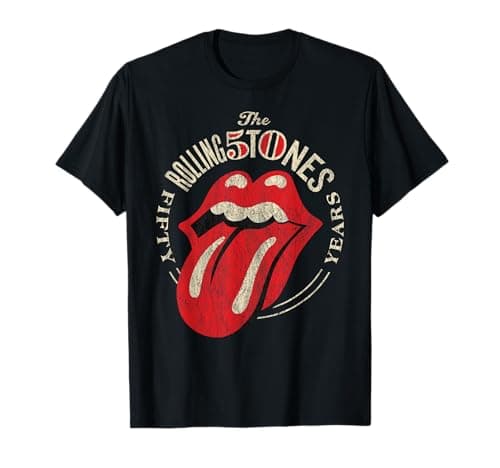 Logotipo del 50 Aniversario de The Rolling Stones Camiseta