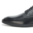 HUGO Brushed Leather Derby Dress Shoe, Oxford Hombre, Jade Negro, 44 EU - 2