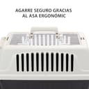 Ferplast Transportín Gato, Transportín Perro Mediano Pequeño y Gatos hasta 15 Kg, Techo Abrible, con Cojín y Comedero, 40 x 60 x h 38 cm, Transportín Mascotas Rígido Atlas 30 Open - 8